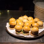 Mini,Burger,Canape,On,Tray, Catering